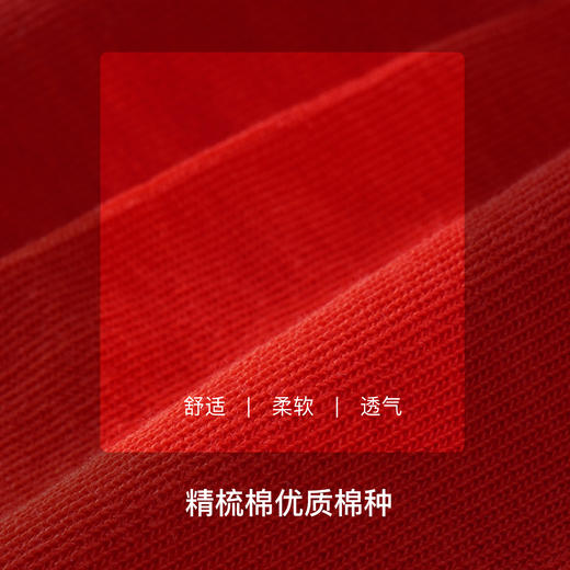 【3双/1盒】【秀黛】男士/女士大红中筒袜男士/女士鸿运袜子S6221601T/S6220601T【门店同款】 商品图6