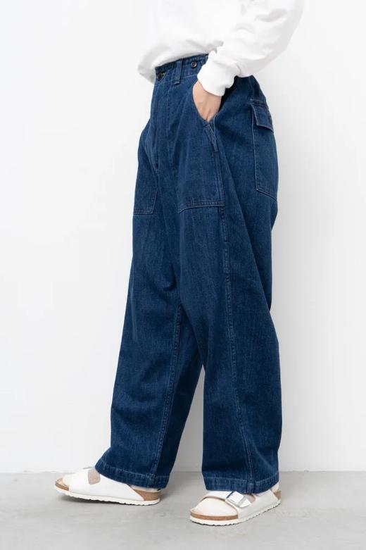 ORDINARY FITS 牛仔蓝阔腿裤休闲裤 商品图4