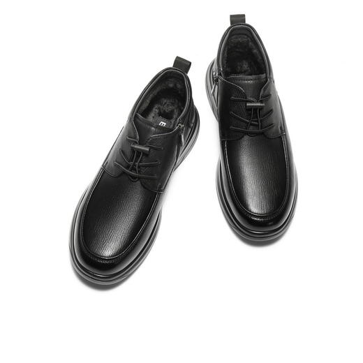 BF楼百丽25冬男鞋高帮休闲皮鞋短靴加绒男靴冬新商场同款商务8XG11DD5 商品图3