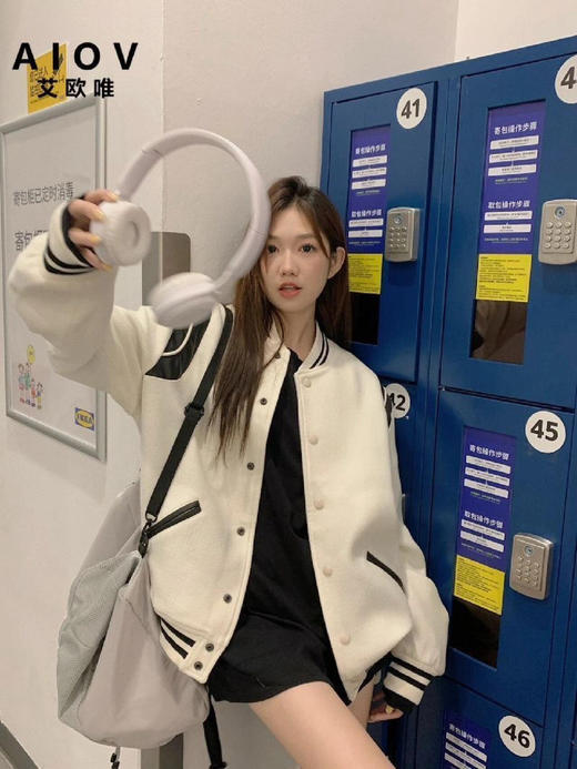 【秒杀价已调 直接拍】必够清单首选 PSAINT  LAURENT  TEDDY 男女同款 90%羊毛棒球服 夹克 外套 商品图7