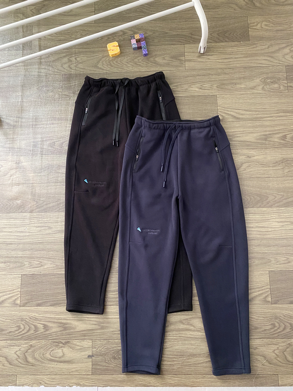 攀山鼠复合奥利绒加厚弯刀小脚长裤