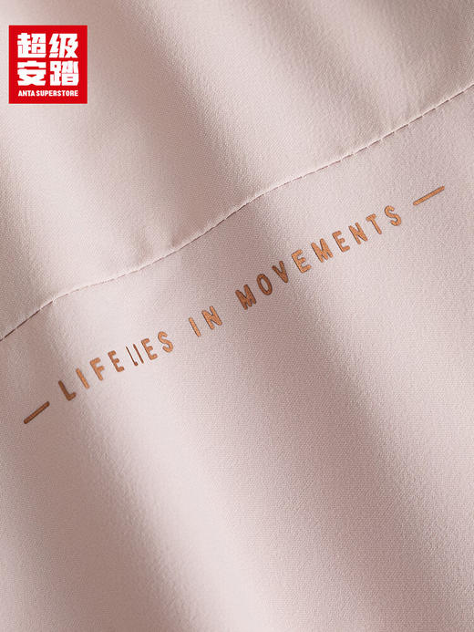 超级安踏加绒运动外套女士秋冬防泼水全天候训练防风夹克外套162547603U 商品图7