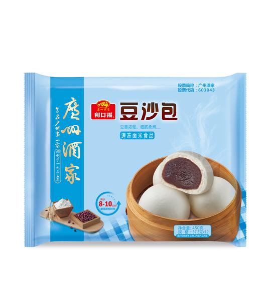 【百】利口福广州酒家利口福 豆沙包 450g 12只/袋 商品图0