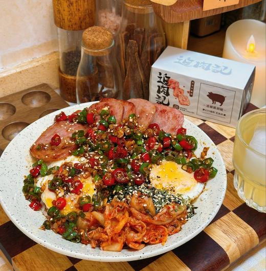 追肉记方方午餐肉|87%肉含量，紧实鲜嫩，无杂肉无防腐，大块肉粒看得见！ 商品图5