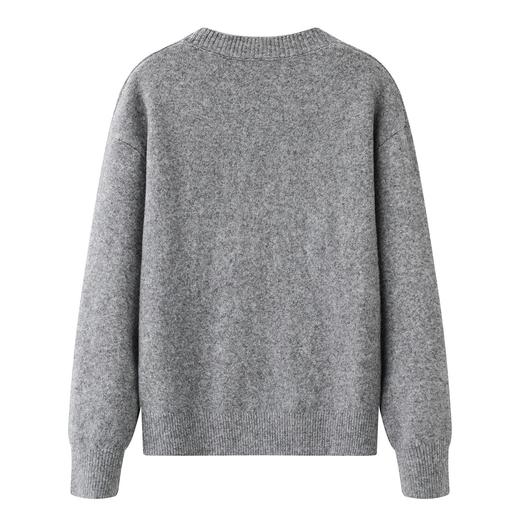 D112056针织衫女2025新款秋冬立体刺绣针织衫 商品图1