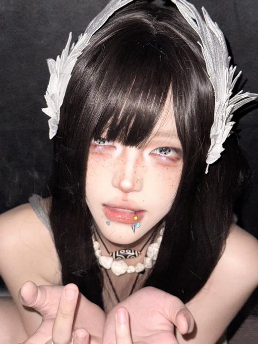 EgguncleLens旗下 ·恐怖游轮&窥视之茧· 14.5mm白狮参考着色大直径  日抛4片 商品图9