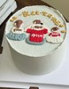 一家四口手绘卡通蛋糕-低糖处理无添加 商品缩略图1