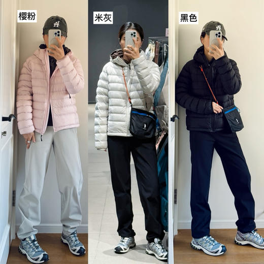 鸟同款=超轻！90白鹅绒+700蓬｜排骨鹅绒连帽羽绒服【包邮+三天无理由退换】 商品图3