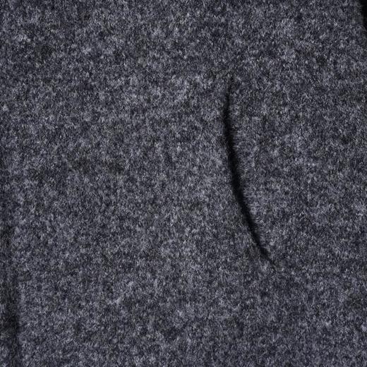 SDSA男士秋冬新款痞帅男装简约拼皮拉链翻领开衫毛衣百搭舒适外套 商品图2