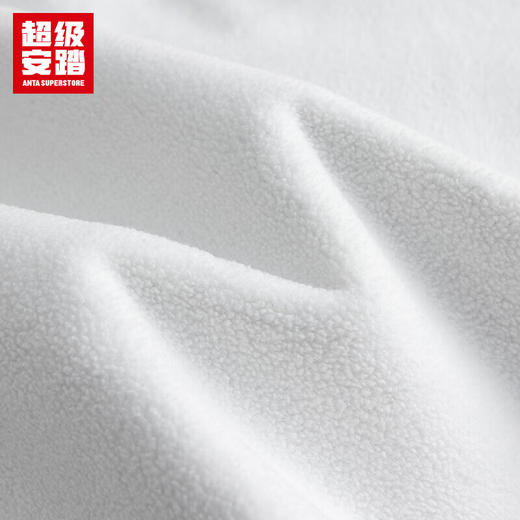 超级安踏加绒连帽卫衣女士秋冬密暖绒防风保暖多色宽松套头衫162548720U 商品图7