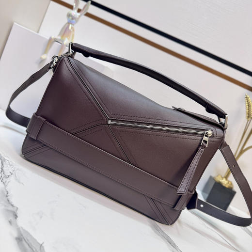 秋冬特惠💰1600 原单罗意威 新款 机车包 大号亮面牛皮革 Puzzle Biker 手袋652566 商品图2