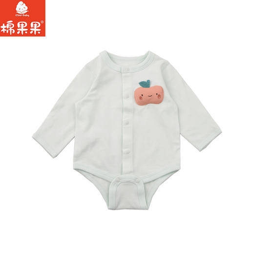 棉果果春季新品男宝女宝立体图案5A抗菌纯棉三角爬服5A抗菌纯棉对开三角连体衣M101712226010 商品图1