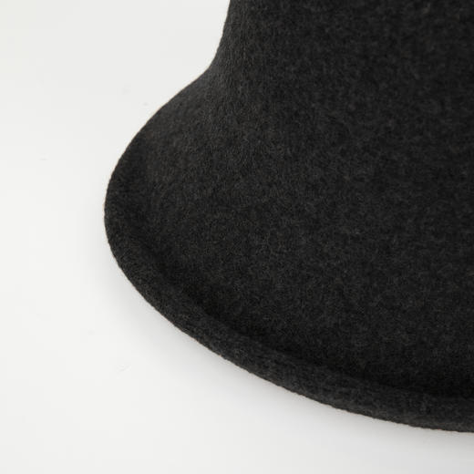 ROMI STUDIO“卷边羊毛帽”显脸小纯羊毛卷曲帽檐渔夫帽 RWCWP07026 商品图2