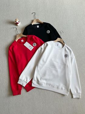 Lululemon/露露男女同款 纯棉混纺圆领加绒保暖卫衣！新增加中国红配色！眼前一亮