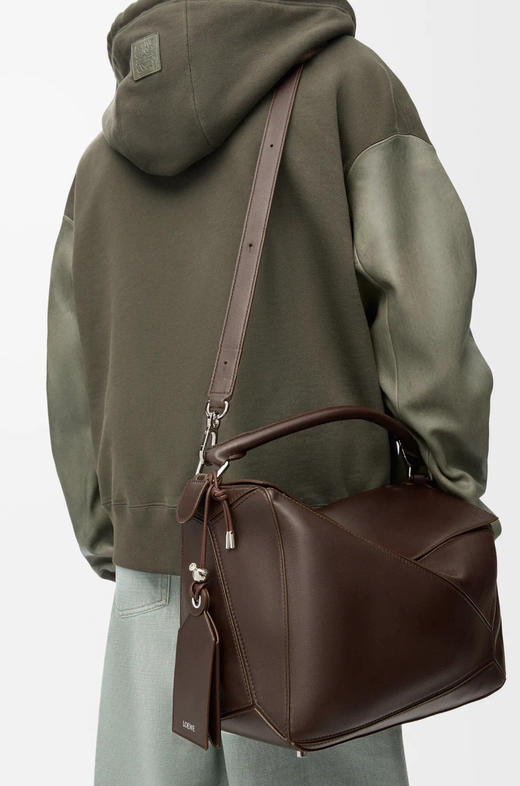 秋冬特惠💰1600 原单罗意威 LO℮w℮ 新款 大号纳帕羊皮革 Featherlight Puzzle 手袋652567 商品图9