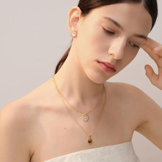 【微信专享款】ARSIS｜纯真年代系列 纽扣项链 商品图9