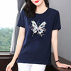中长款短袖t恤女2025夏季新款大码女装宽松显瘦上衣纯棉半袖体恤 商品缩略图2