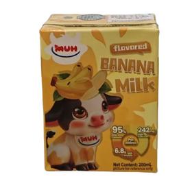甘蒂牧场香蕉味牛奶 200ml/盒
