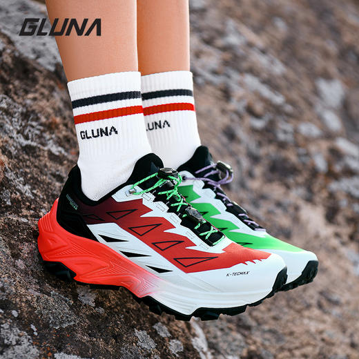 哥鲁纳麒麟越野跑鞋4.0pro--旷野户外越野跑鞋男女款透气防滑徒步鞋跑鞋情侣百搭时尚 商品图0