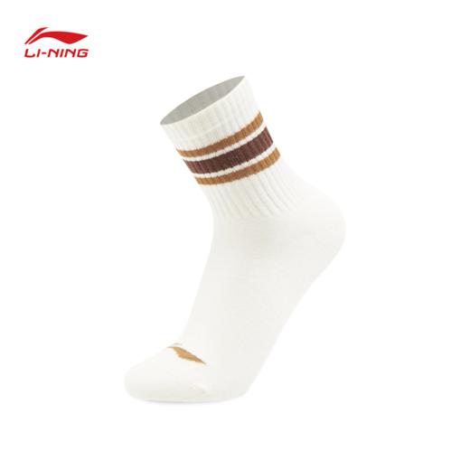 李宁运动生活系列抗菌中袜三双装（特殊产品不予退换货）AWTV123 商品图6