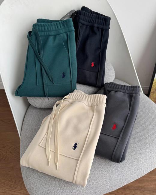 D112038小马女款刺绣德绒自发热面料小直筒裤 商品图2