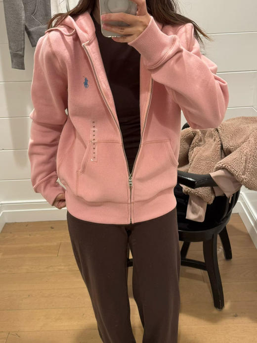 黑五折扣｜RL 拉夫劳伦女士卫衣 今年的粉色太迷人了加绒款💰750 商品图2