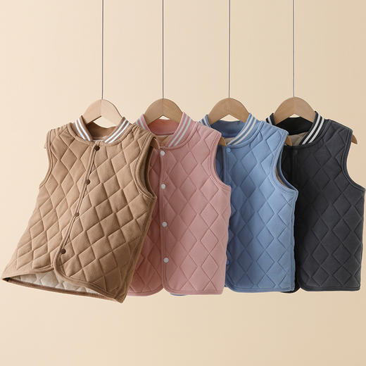 72小时内发货【秋冬校服神器】儿童羊绒蚕丝保暖套装 马甲/上衣/裤子 A类面料 5维质检 羊绒蚕丝内里 保暖舒适 温暖过冬 商品图9