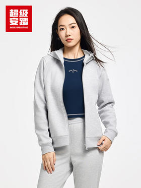 超级安踏女子全天候加绒外套秋冬保暖连帽上衣运动服162547705U