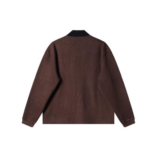 SDSA男士秋冬新款痞帅男装潮牌撞色假两件立领毛衣百搭时尚针织衫 商品图4