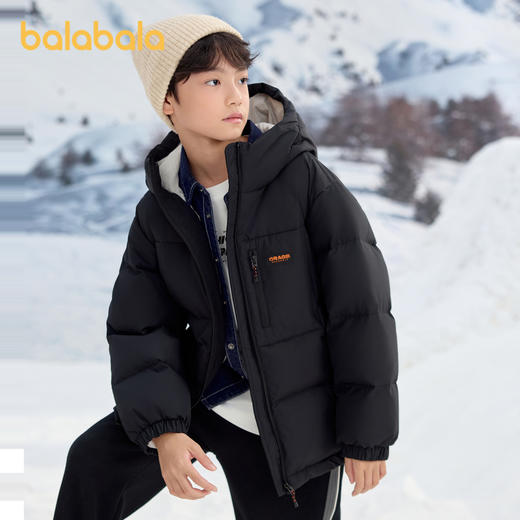 巴拉巴拉童装儿童羽绒服男童冬季保暖时尚外套潮上衣舒适户外防护 商品图0