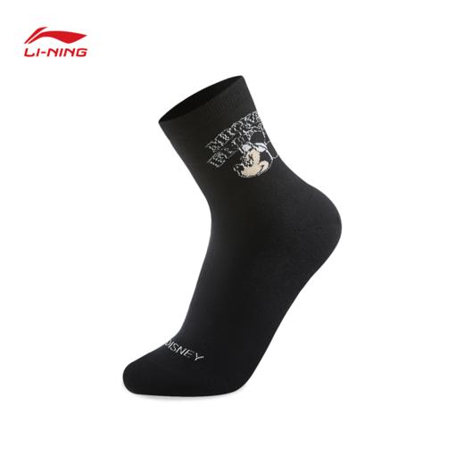 李宁｜迪士尼米奇联名系列抗菌中袜三双装（特殊产品不予退换货）AWTV131 商品图4