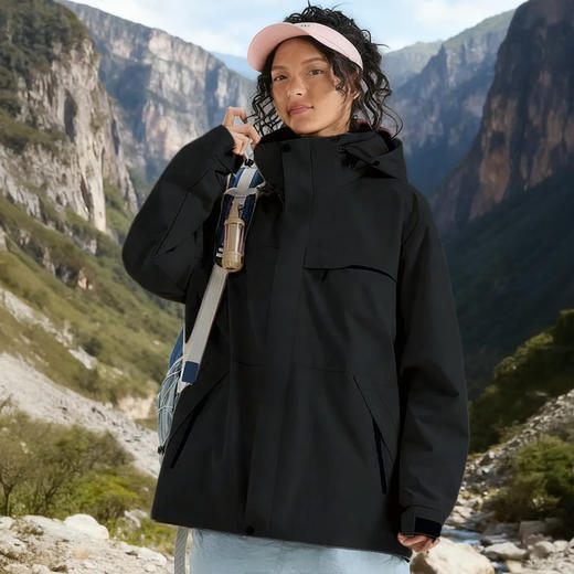 【英国百年品牌 绵羊毛夹层 石墨烯速暖】赛艇俱乐部防风防泼绵羊毛可拆卸帽子户外外套 商品图14