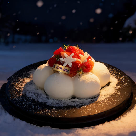 【高品质·仪式感】雪の莓·酸奶莓果 （现做慕斯，请提前一天预定） 商品图0