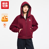 超级安踏加绒连帽外套女士秋冬保暖网球复古休闲百搭运动夹克162548723U 商品缩略图0