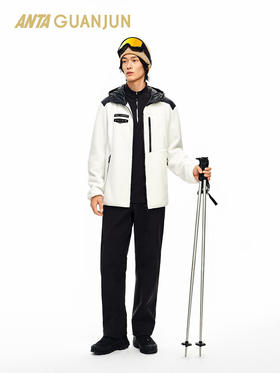 安踏冠军户外滑雪系列PRIMALOFT银标羊羔绒外套加绒男女172540702