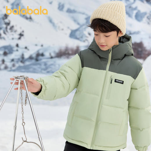 巴拉巴拉童装儿童羽绒服男童冬季保暖时尚外套潮上衣舒适户外防护 商品图1