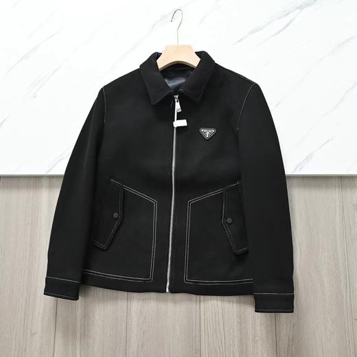 D112004冬季25ss新款男士翻领羊毛休闲夹克外套 商品图6