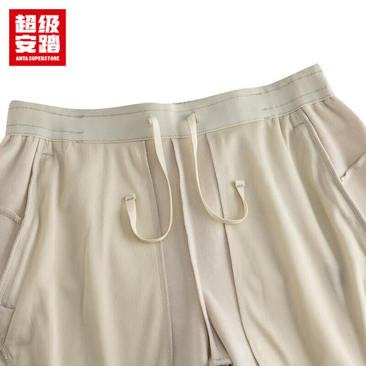 超级安踏加绒运动裤女裤秋冬保暖经编提花舒适休闲长裤子女162547301U 商品图4