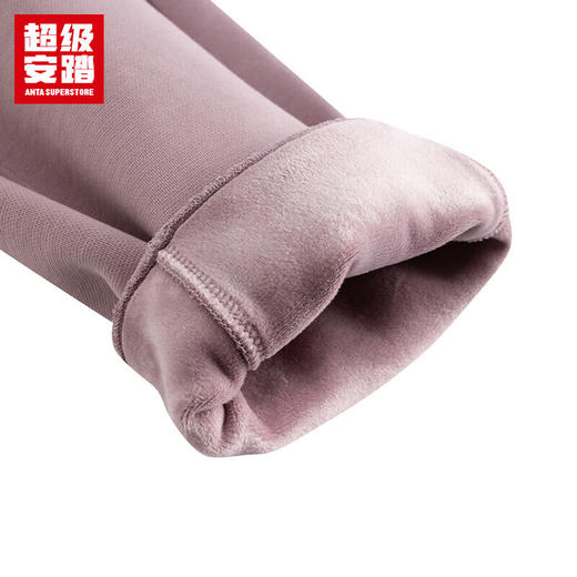 超级安踏加绒运动裤女裤秋冬保暖跑步训练束脚卫裤休闲长裤子女162547308U 商品图5