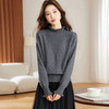 厚款法式木耳边，半高领洋气内搭毛衣CC-ML-2182 商品缩略图2