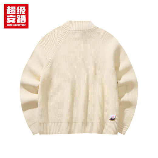 超级安踏ZANMANG LOOPY联名丨毛衣女士秋冬保暖立领宽松编织衫162548724U 商品图2