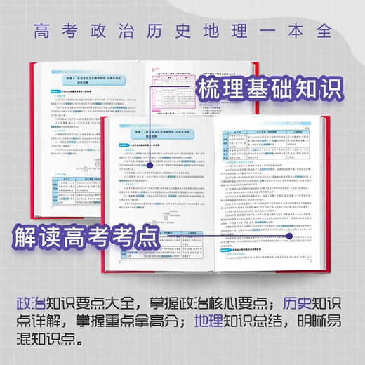 考点帮秒背政史地一本全高中思想政治历史地理秒懂语数英秒解物化生基础知识手册知识点 商品图3