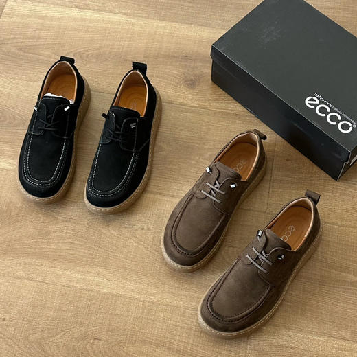 ECCO爱步 男士牛皮皮鞋休闲鞋 商品图0