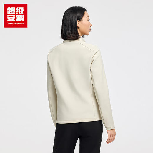 超级安踏加绒运动外套女士秋冬保暖防风弹力立领夹克外套上衣162547703U 商品图1