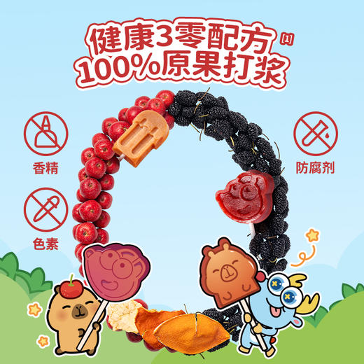 【卡皮巴拉多味山楂棒】萌趣造型酸甜可口 商品图3