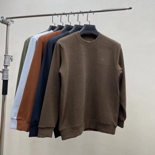 D112032男士户外运动休闲抓绒保暖长袖内搭打底衫 商品图0