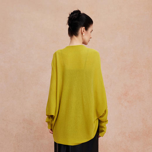 QG649斯尔丽2025新款宽松廓形显瘦披肩百搭开衫 商品图5