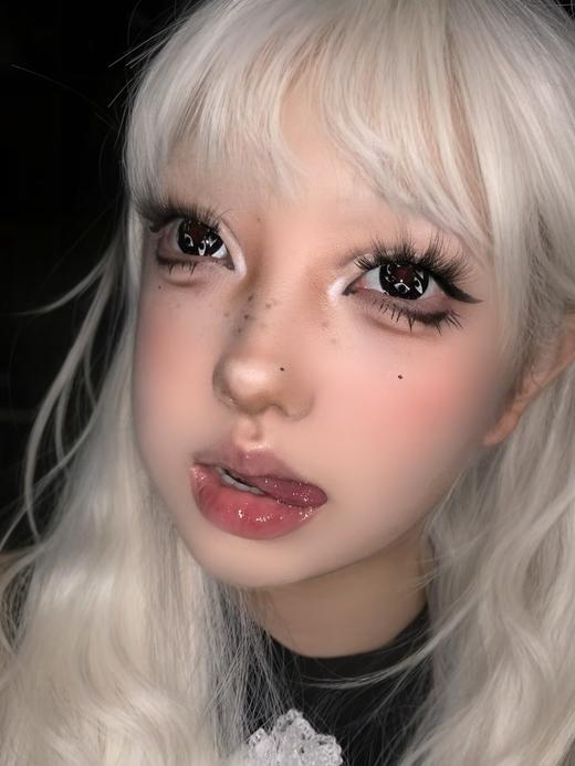 EgguncleLens旗下 ·恐怖游轮&窥视之茧· 14.5mm白狮参考着色大直径  日抛4片 商品图4