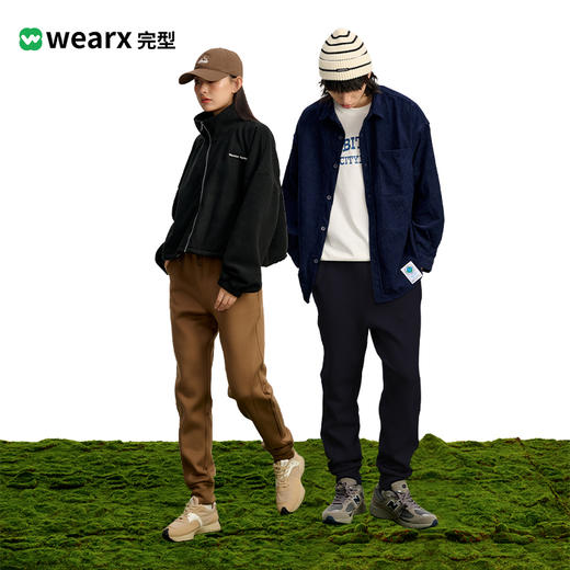 【一条过冬】完型九防裤休闲运动裤直筒宽松美式复古工装裤男女秋冬季 商品图0