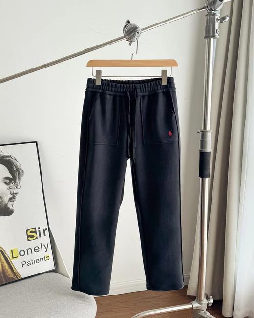 D112038小马女款刺绣德绒自发热面料小直筒裤 商品图9